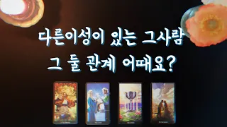 【타로연애운】 다른이성이 있는 그사람 그 둘관계 어떨까? (삼각관계,환승이별,짝사랑,속마음,어장관리,썸,재회타로🌟love fortune tarot