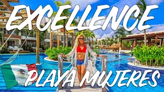 Excellence Playa Mujeres - Mexico - Full Resort Tour in 4K