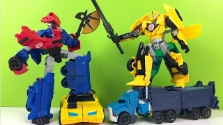 JUGUETES DE LOS TRANSFORMERS OPTIMUS PRIME BUMBLE BEE ROBOTS IN DISGUISE HASBRO