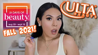 ULTA FALL 2021 (21 days OF BEAUTY) TOP PICKS & WHAT TO BUY!!