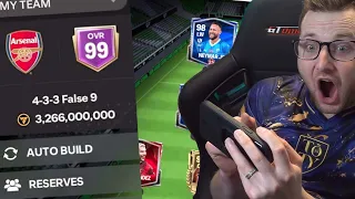 We Built a 99 OVR, 3 Billion Coin Squad in FC Mobile! The Road to 100 OVR in FC Mobile Continues!
