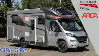 Camper SEMINTEGRALE ARCA EUROPA P 745 GLG NEW DEAL ARGENTO LETTI GEMELLI