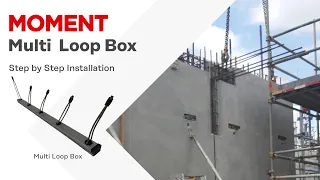 Precast Wall To Wall Connection | Multi Wire Loop Box | Step By Step Installation