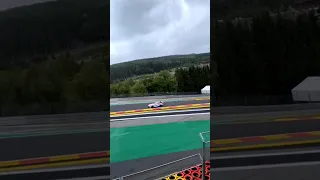 Pink Mercedes-Benz AMG GT GT3 Flyby Eau Rouge Raidillon @circuit_spa_francorchamps