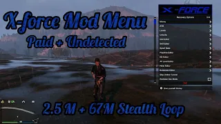 X-Force Mod Menu | Recovery Showcase | 2.5 Million Casino Stealth + 67 Million Vehicle Stealth| Paid