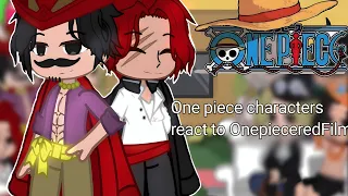 One piece characters react to OnepieceredFilm👒🍖👑🔥//Onepiece//Xebec//Shank👑//[1/4]/Luffy 🍖👒//