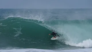 Ethan Ewing and Kolohe Andino Surfing Supertubos