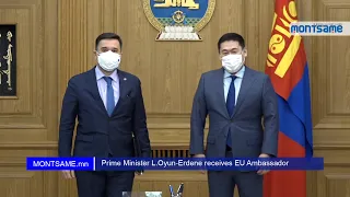 Prime Minister L.Oyun-Erdene receives EU Ambassador