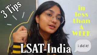 How I Cracked LSAT-India (in less than a week)