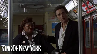 King of New York Clip -  Are You Arresting Me?