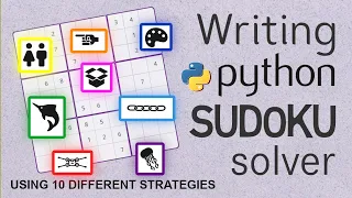 Sudoku Solver in Python (using 10 different solving strategies)