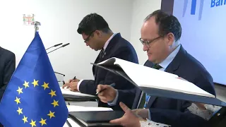 Fijian Prime Minister & COP23 President officiated the EIB Loan MOU Signing Ceremony.