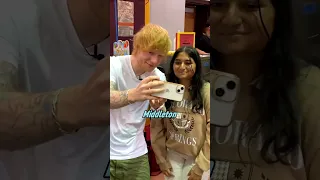 Ed Sheeran surprises students