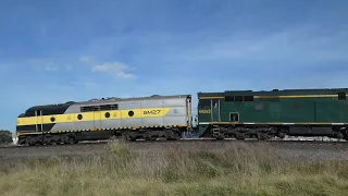 Farewell To Bernie Baker on The AK-Test Train With Loco GM27-442s2