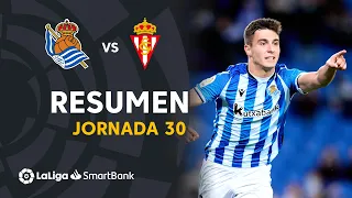 Highlights Real Sociedad B vs Real Sporting (2-1)