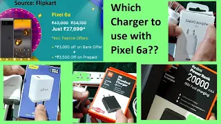 Which Charger works for Google Pixel 6A?