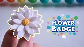 A Quick & Easy Flower Polymer Clay Tutorial (Works well as a pin!)