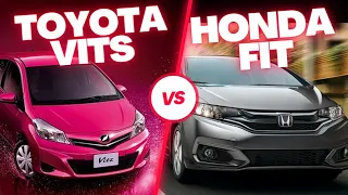 Honda Fit VS Toyota Vits👌