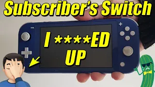 A SUBSCRIBER sent me his Nintendo Switch | Can I FIX it?