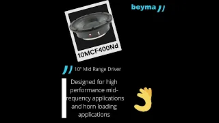 Beyma - 10MCF400Nd Mid Range