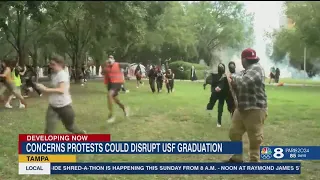 Graduation concerns amid on-campus protests at USF-Tampa