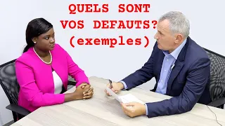 Défauts en entretien d'embauche (Exemples de réponses à cette question)