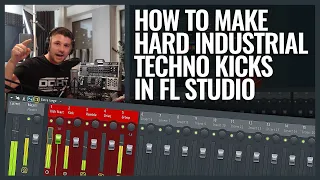 How To Make Hard Industrial Techno Rumble Kicks (FL Studio Tutorial)