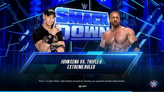 FULL MATCH -- John Cena vs Triple-H  One-On-One Extreme Rules Match in Smack Down #beatthefungaming