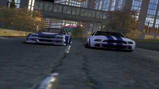 BMW M3 GTR E46 vs 2015 FORD MUSTANG SHELBY GT500 (Final Races in NFS MW)