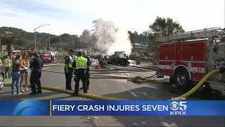 7 Injured, 3 Seriously, In Multi Vehicle Crash In Santa Rosa