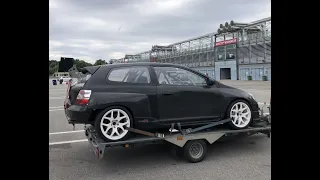 Monza Circuit Sunday TrackDay Honda Civic Ep3 Turbo at over 280 km/h !!