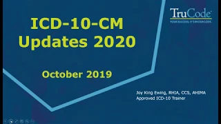 What's New in ICD 10 CM?
