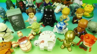 2005 STAR WARS EPISODE 3 REVENGE OF THE SITH set of 31 BURGER KING MOVIE COLLECTIBLES VIDEO REVIEW