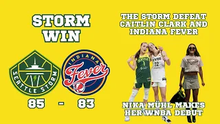 Seattle Storm Game Recap - Caitlin Clark Brings a SELLOUT Crowd and Nika Mühl Makes Her WNBA Debut