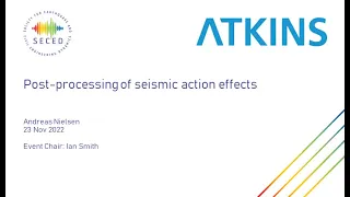 Post-processing of seismic action effects