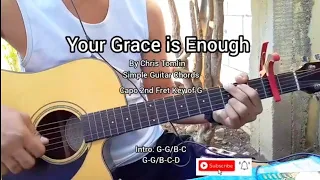 Your Grace is Enough by Chris Tomlin | Simple Guitar Chords Tutorial with lyrics