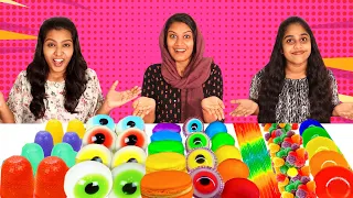 CANDY RACE WITH CLOSED EYES CHALLENGE 🤩 | EXTREME FUNNY CANDY CHALLENGE | PULLOTHI