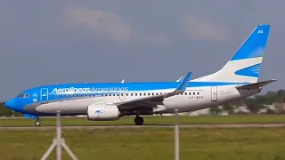 🦅"Boeing 737-700 (LV-BZO) de Aerolíneas Argentinas 🇦🇷 despegando de SAAR/ROS"🦅 (29-10-23)