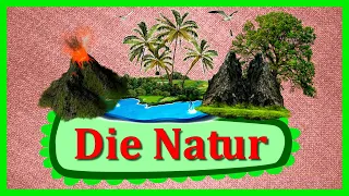 DIE NATUR 🌳 Deutsch Doman Karten | Padagogische Karten Doman