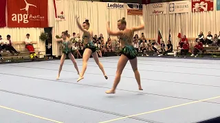 BK2024 Acro A12-18 Tempo: Team Fien Van Waes - Camille Tack - Catherine Volckaert  BELGISCH KAMPIOEN