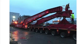 How and why Staffordshire Police officers assist in an abnormal load manoeuvre