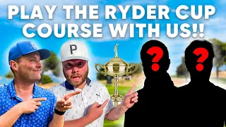 Play The MARCO SIMONE RYDER CUP COURSE With US !!! | Monte Rei Vlog and match 🏌️‍♂️