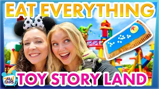 Disney World FOOD CHALLENGE -- Toy Story Land