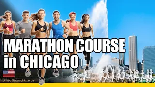 Marathon course at Chicago Marathon