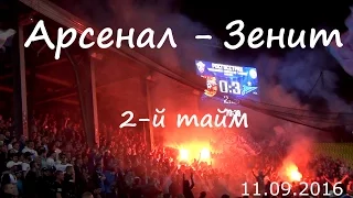 #ФанатыЗенита 2-й тайм #АрсеналЗенит