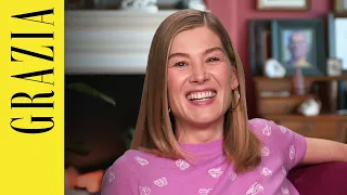 Rosamund Pike Hilarious Saltburn Interview