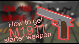 how to get a starter M1911 gun in classic & killer modes | Survive and Kill the Killers in Area 51