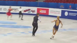 Victoria Sinitsina & Nikita Katsalapov | SD Practice | 2017 Russian Nationals