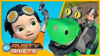 Frankie’s Botasaur and MORE | Rusty Rivets Episodes | Cartoons for Kids