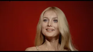 Barbara Bouchet dancing at Milano Calibro 9 (1972).